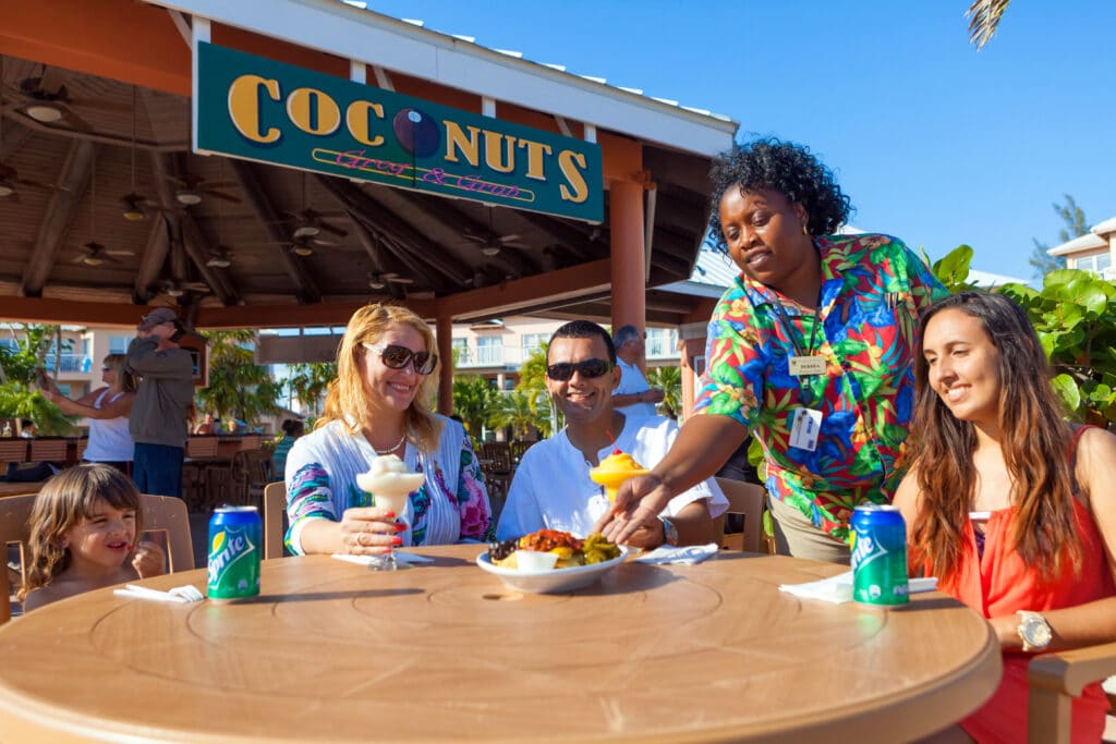 Family Dining at Island Seas Resort